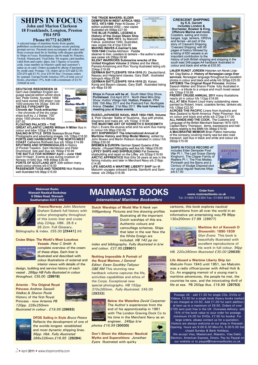 Ships Monthly Preview Pages