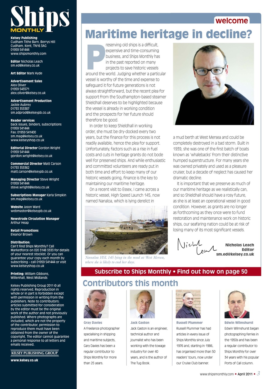 Ships Monthly Preview Pages