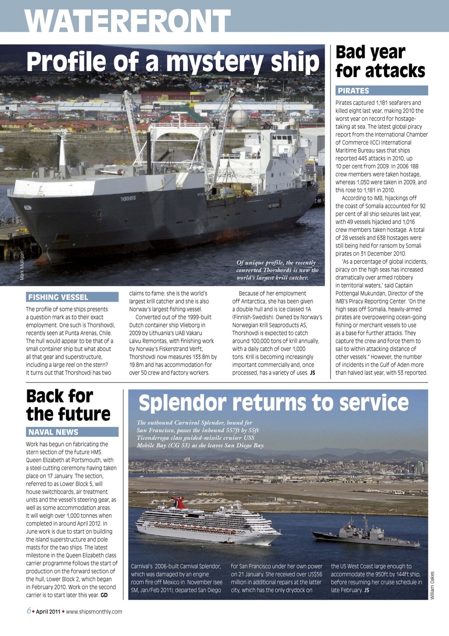 Ships Monthly Preview Pages