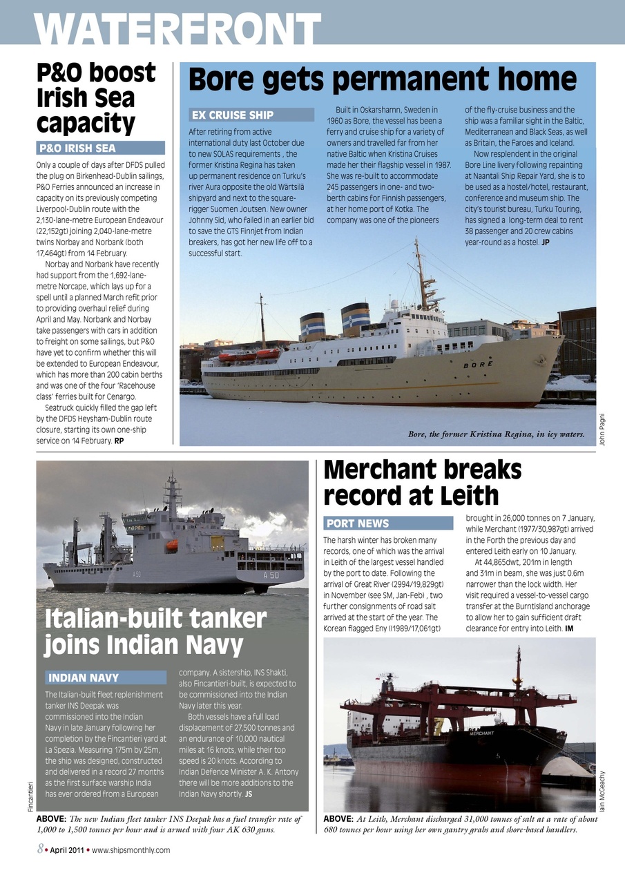 Ships Monthly Preview Pages