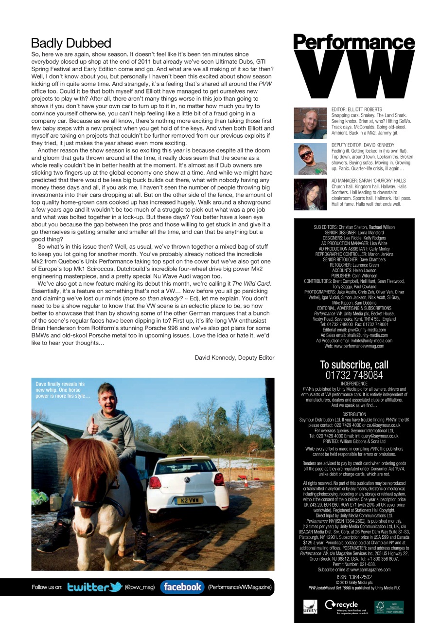 Performance VW Preview Pages