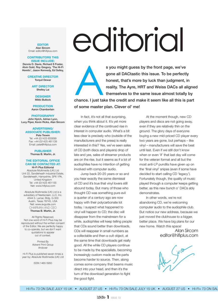 hi-fi+ Global Network Preview Pages