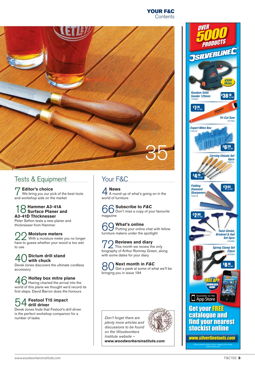 Furniture & Cabinetmaking Preview Pages