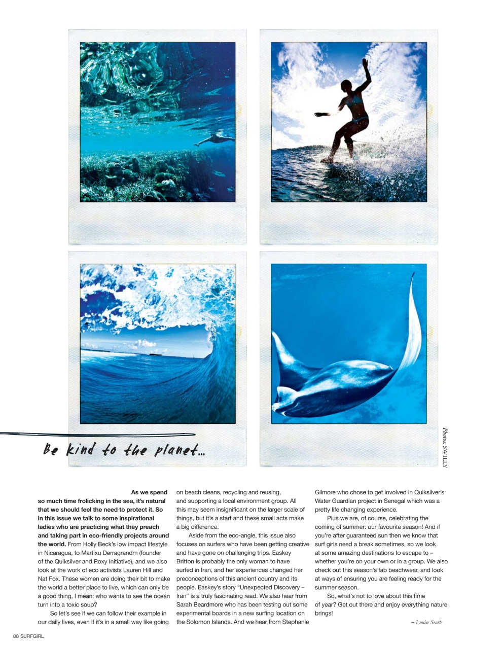 SurfGirl Magazine Preview Pages