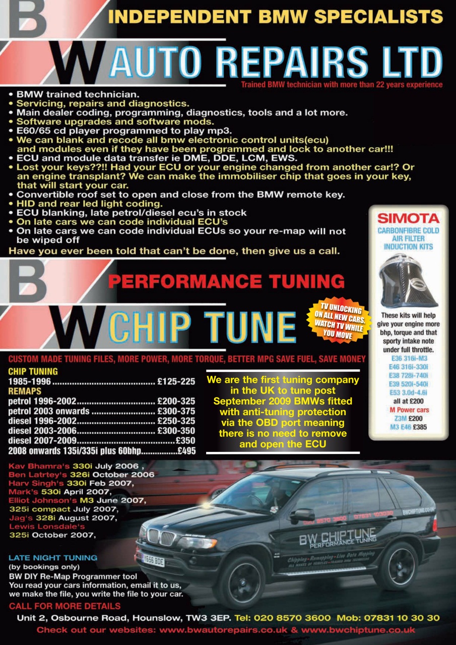 Performance BMW Preview Pages