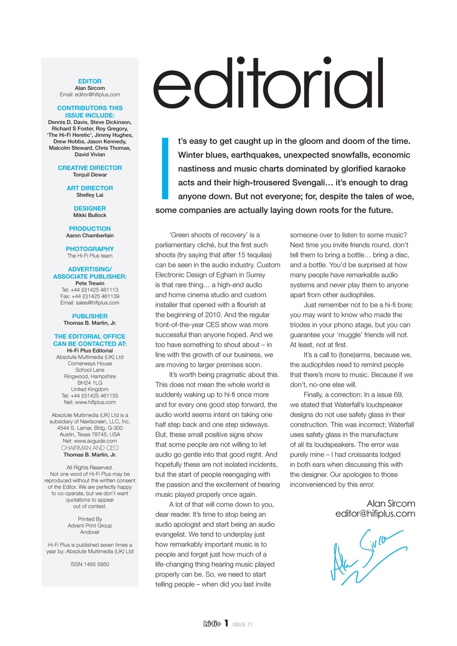 hi-fi+ Global Network Preview Pages