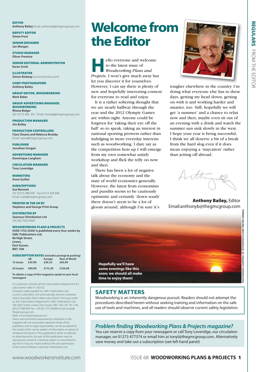 Woodworking Crafts Magazine Preview Pages