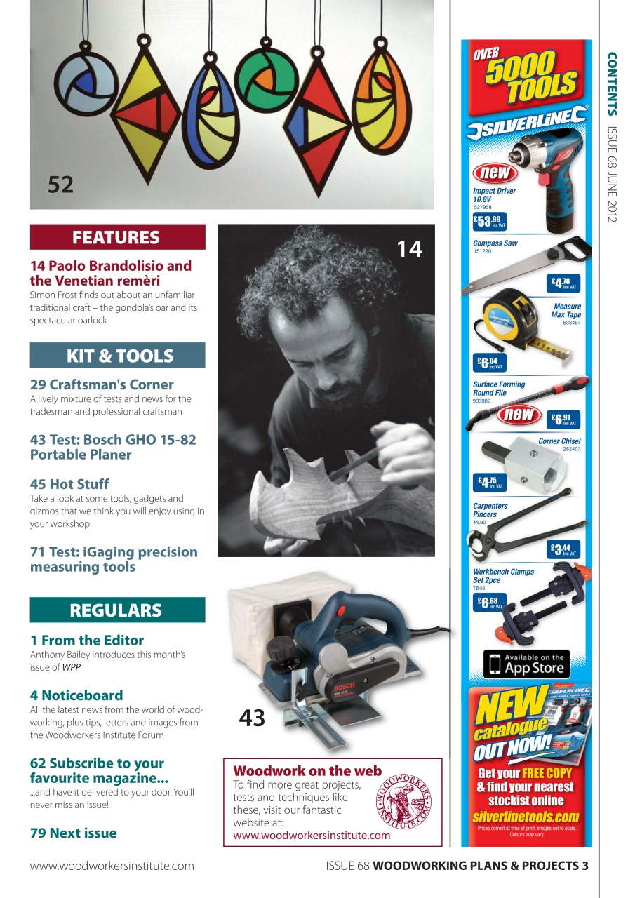 Woodworking Crafts Magazine Preview Pages