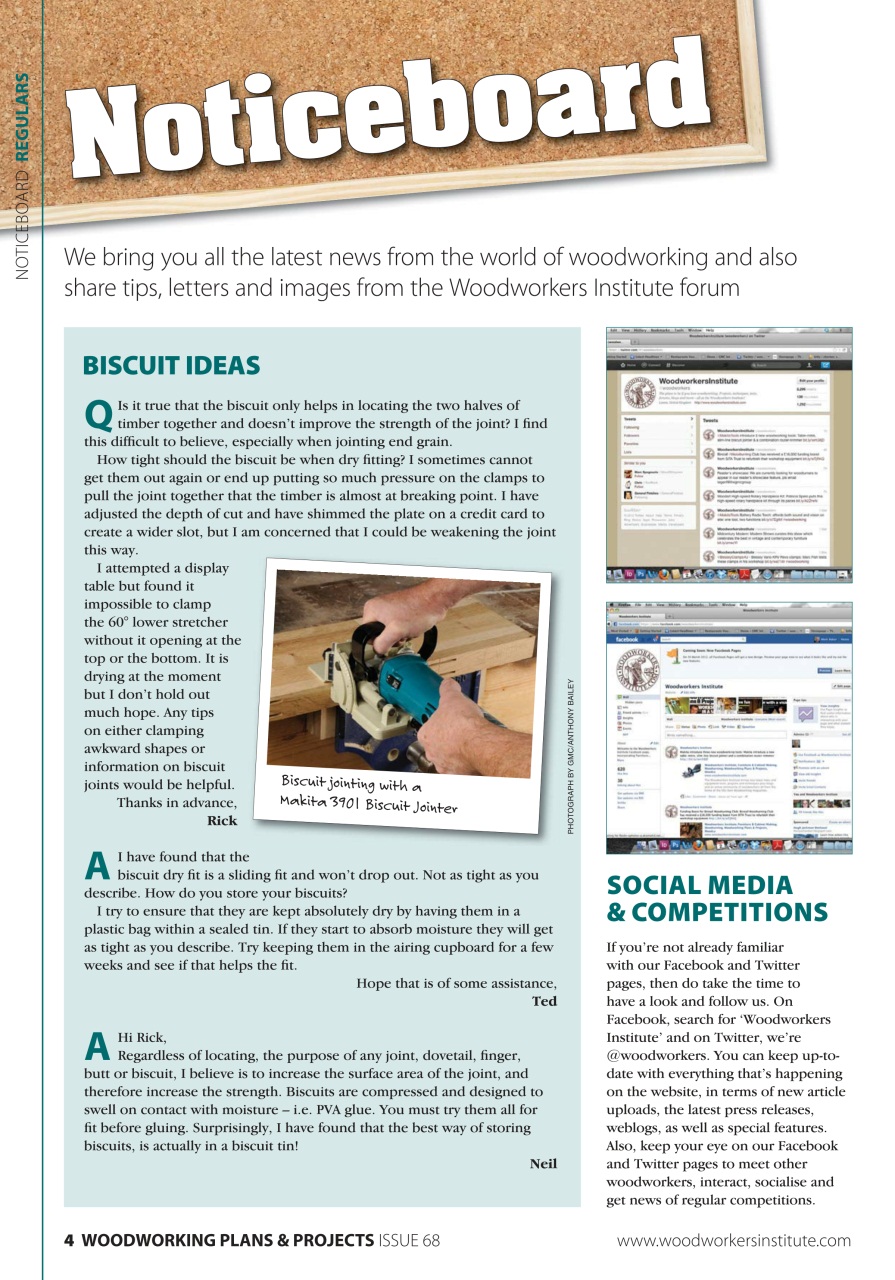 Woodworking Crafts Magazine Preview Pages