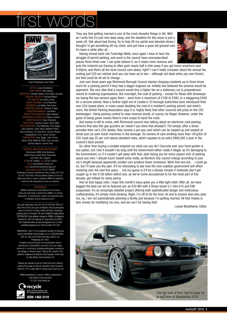 Performance BMW Preview Pages