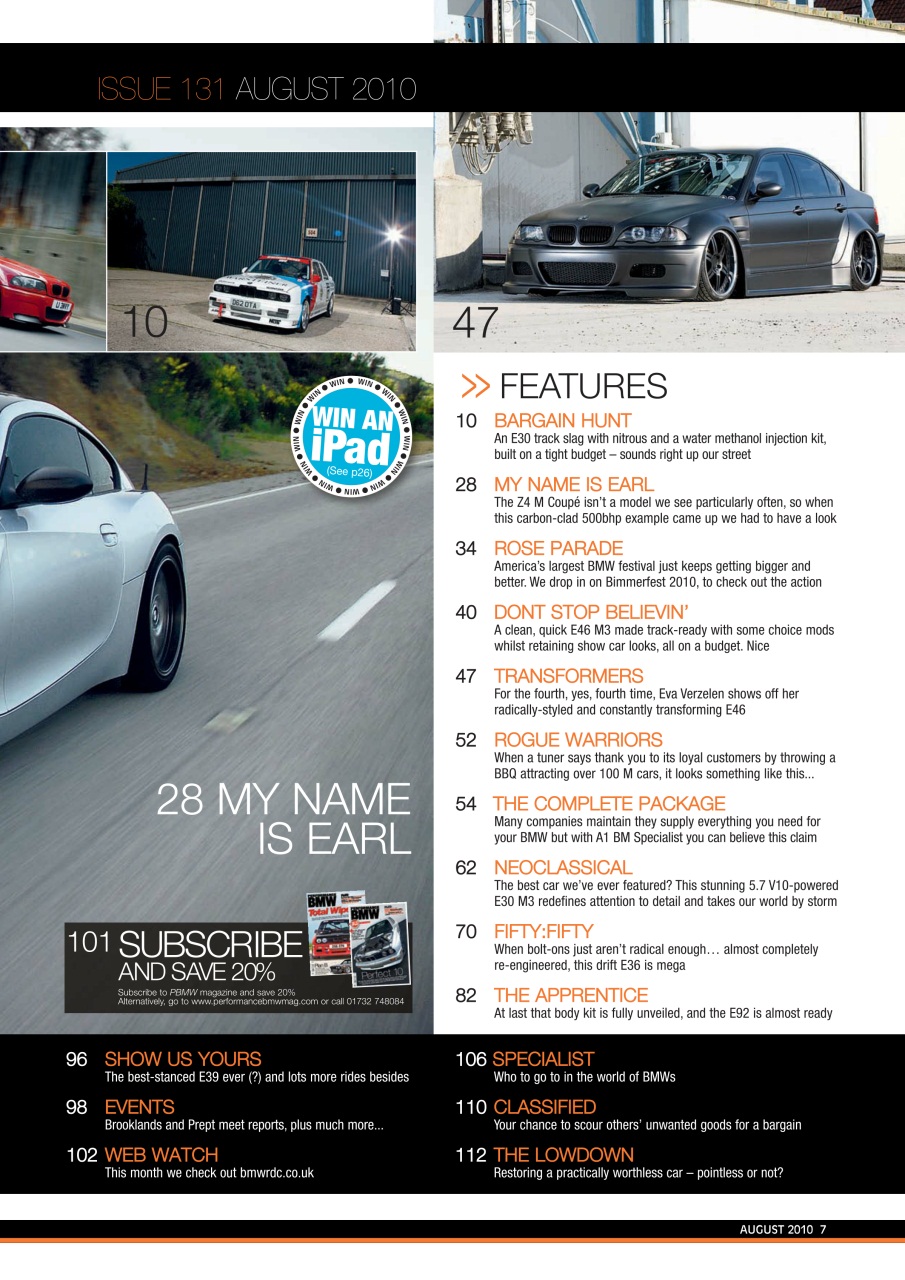 Performance BMW Preview Pages