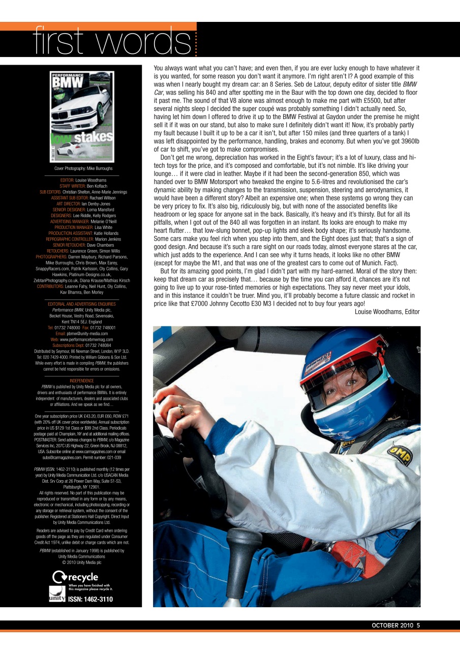 Performance BMW Preview Pages