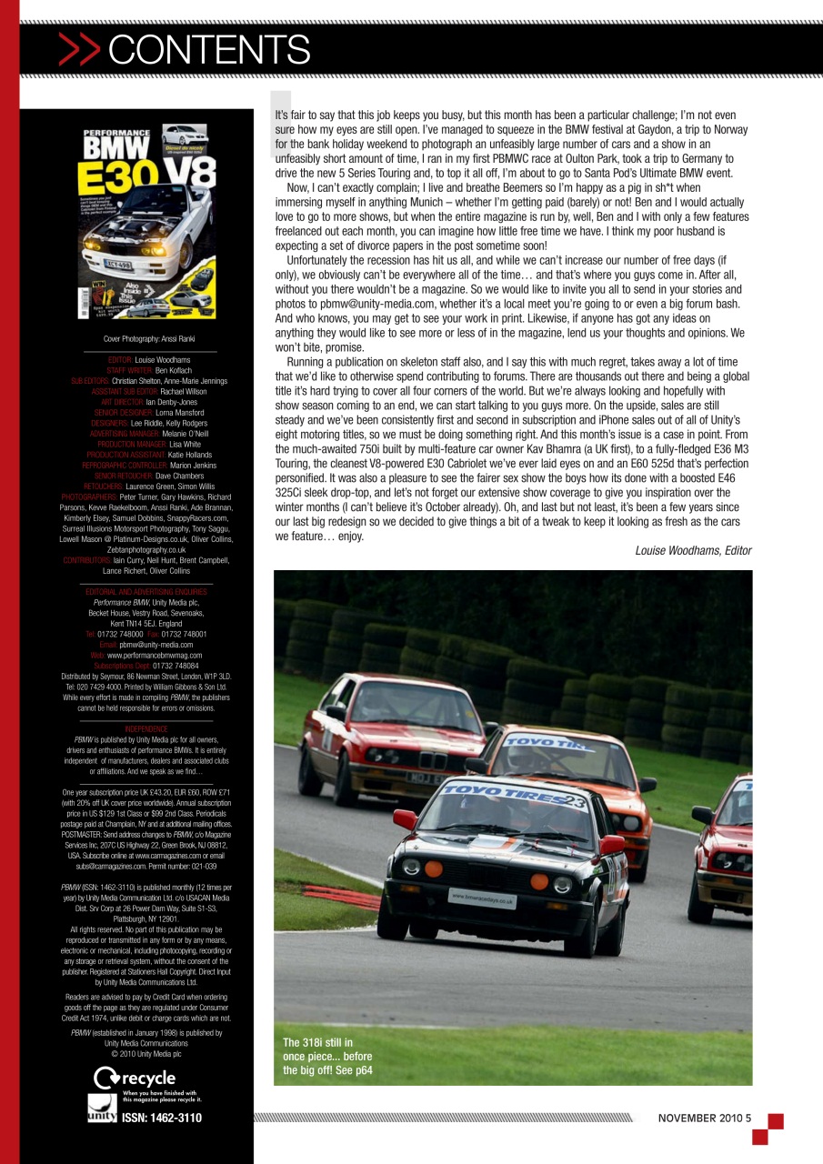 Performance BMW Preview Pages