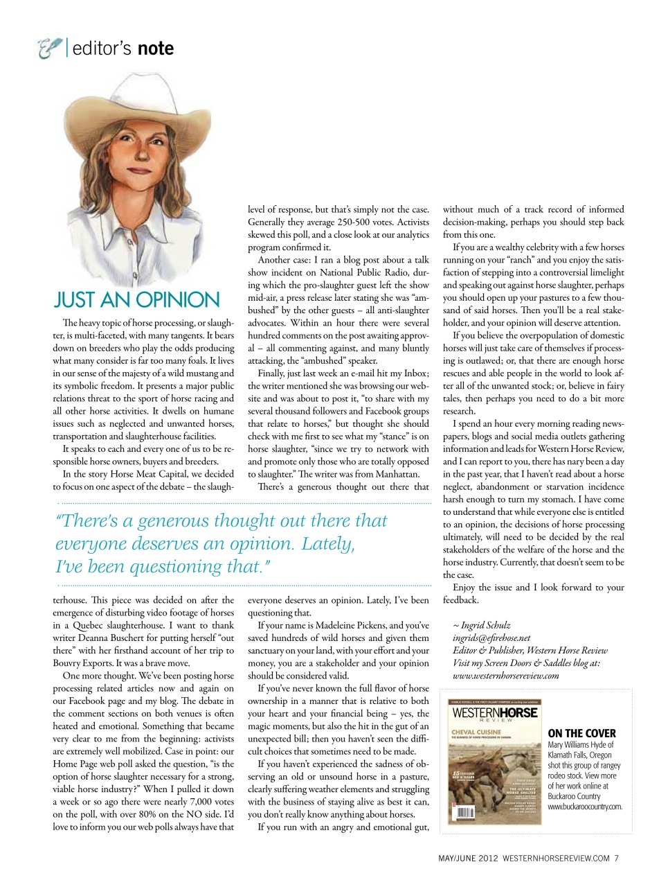 Western Horse Review Preview Pages