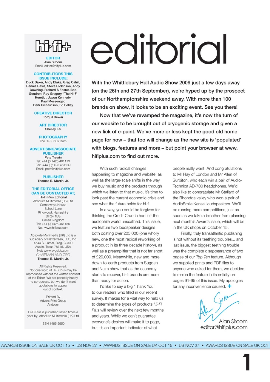 hi-fi+ Global Network Preview Pages