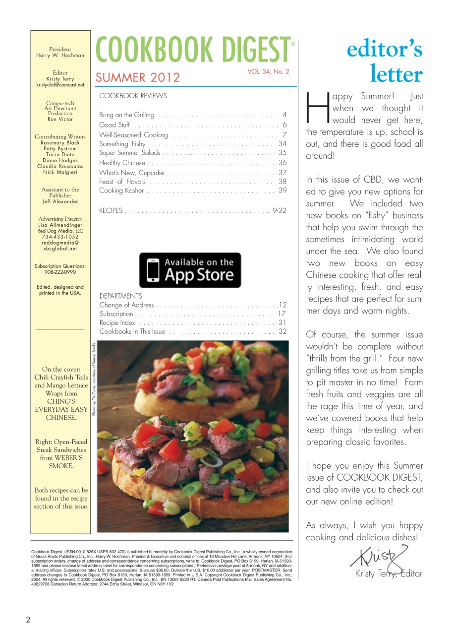 Cookbook Digest Preview Pages