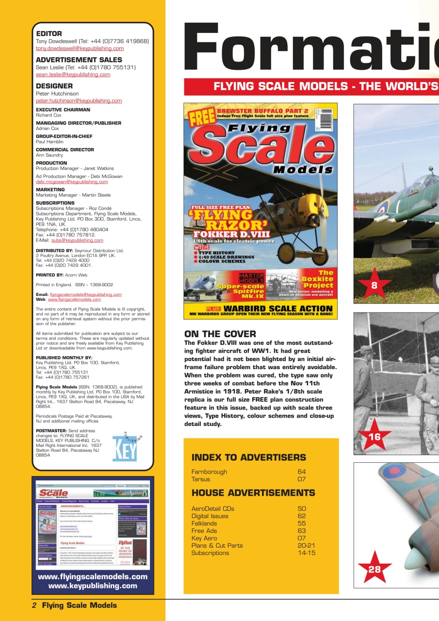 Flying Scale Models Preview Pages