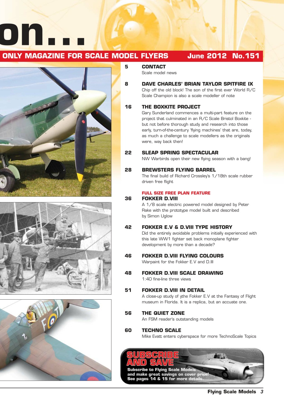 Flying Scale Models Preview Pages