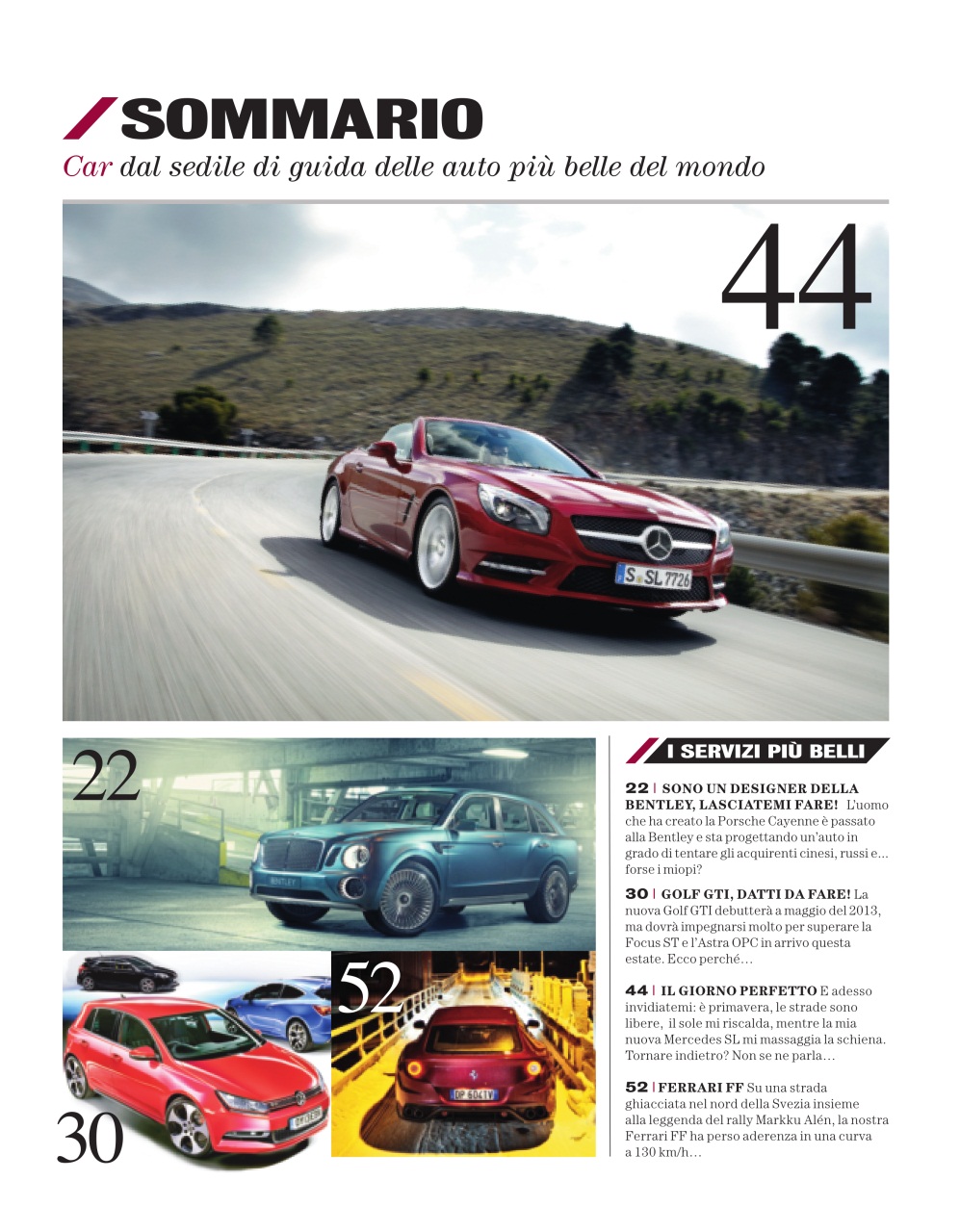 CAR magazine Italia Preview Pages