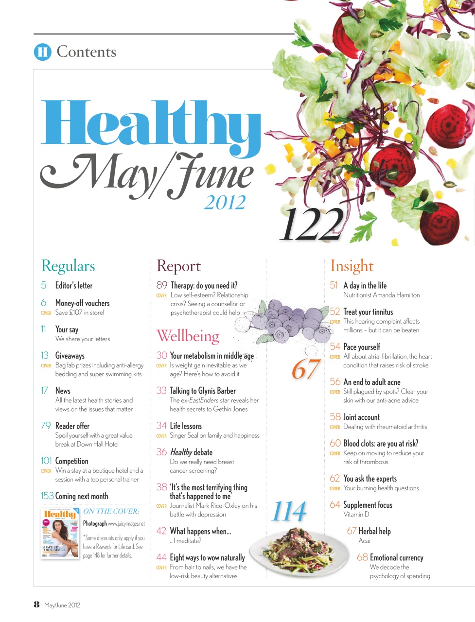 Healthy Magazine Preview Pages