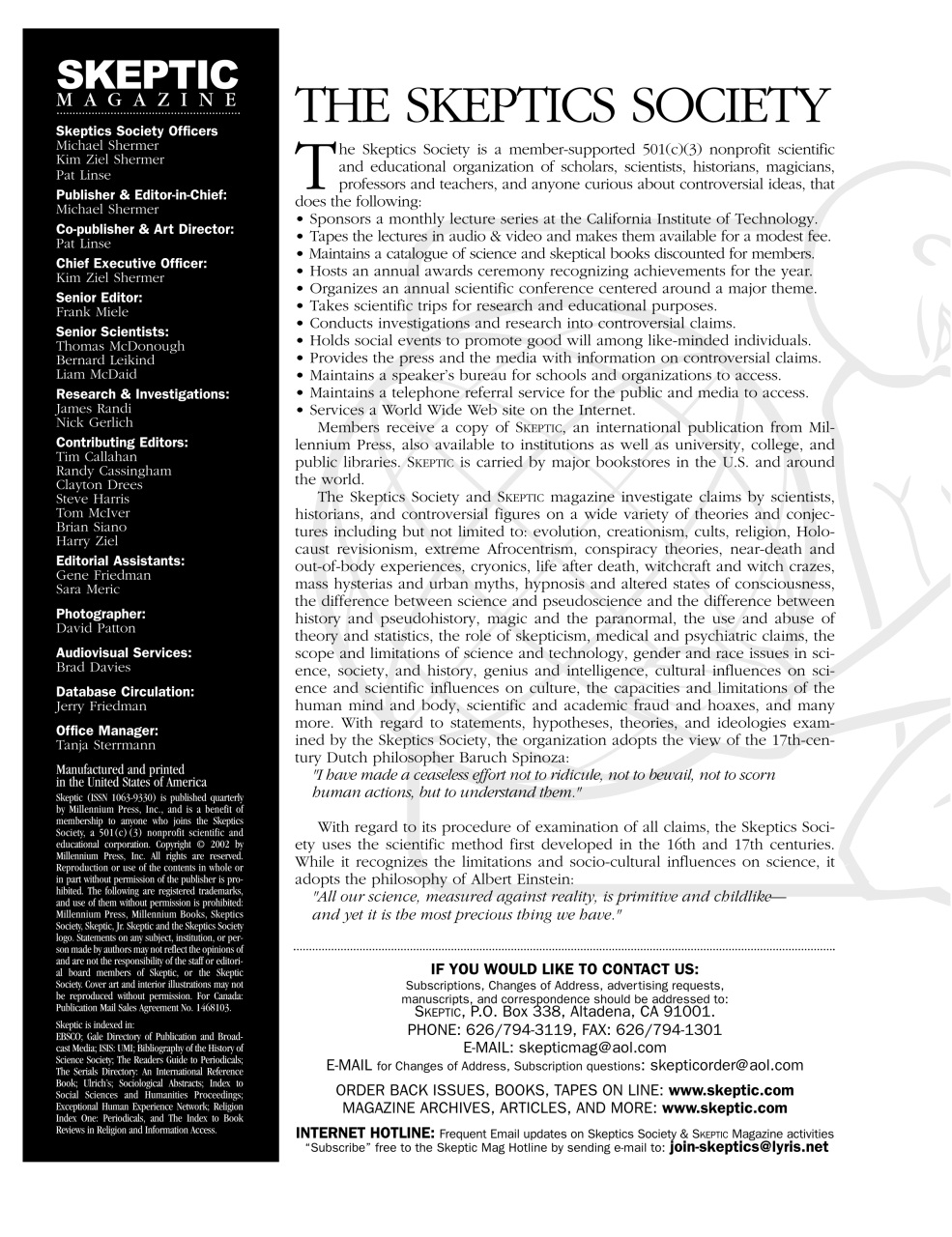 Skeptic Preview Pages