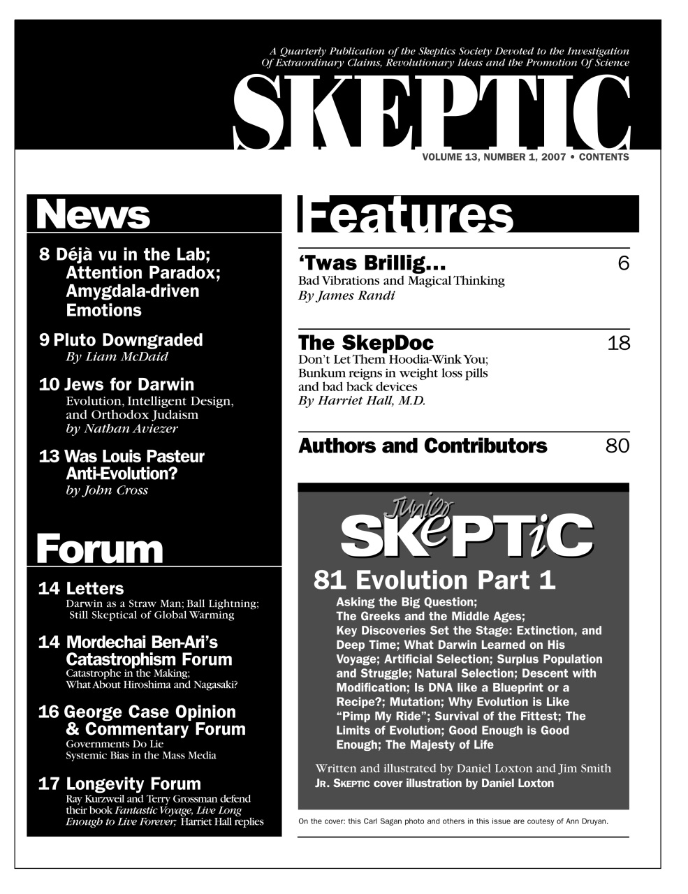 Skeptic Preview Pages