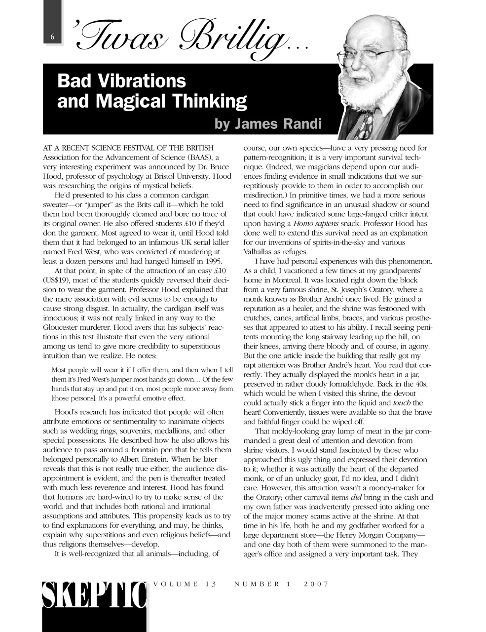 Skeptic Preview Pages