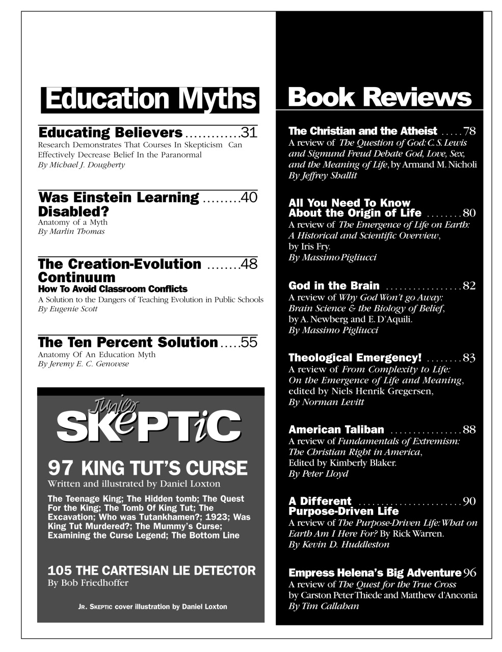 Skeptic Preview Pages