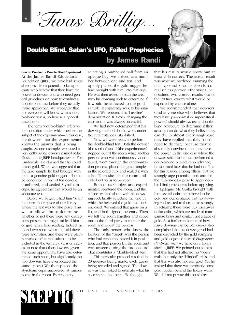 Skeptic Preview Pages