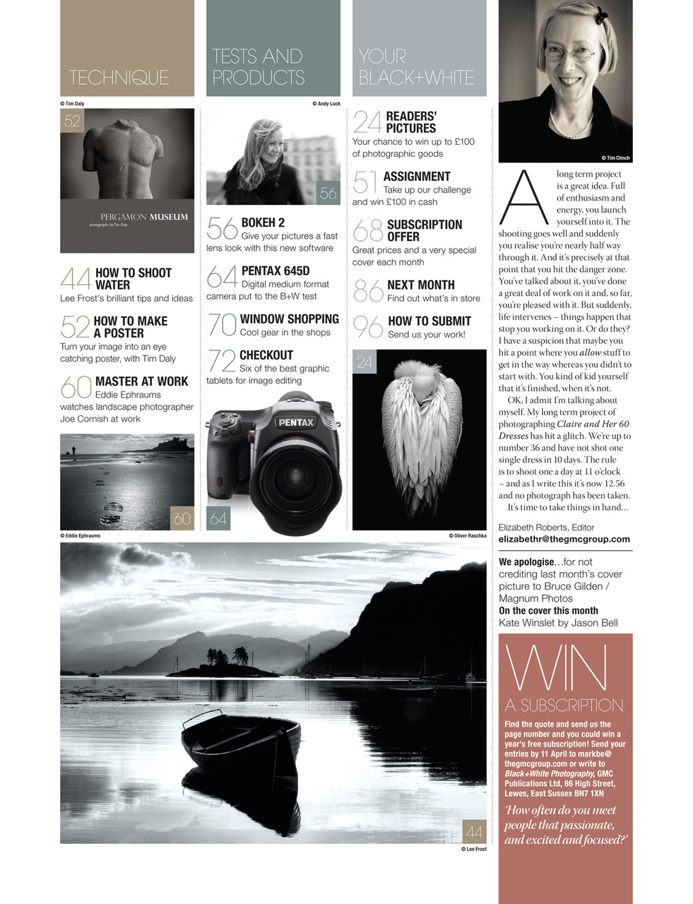 Black+White Photography Preview Pages