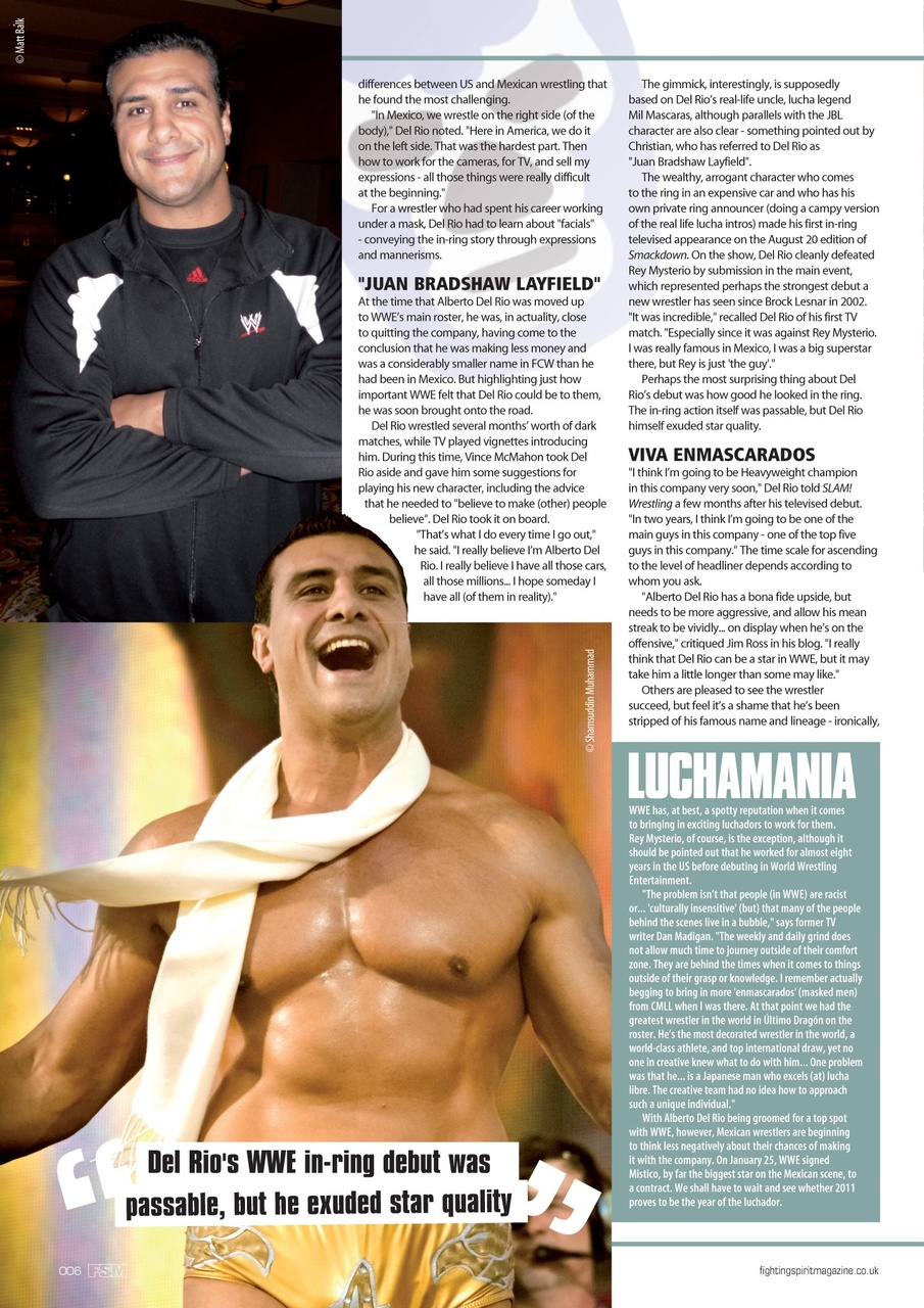 Wrestletalk Magazine Preview Pages