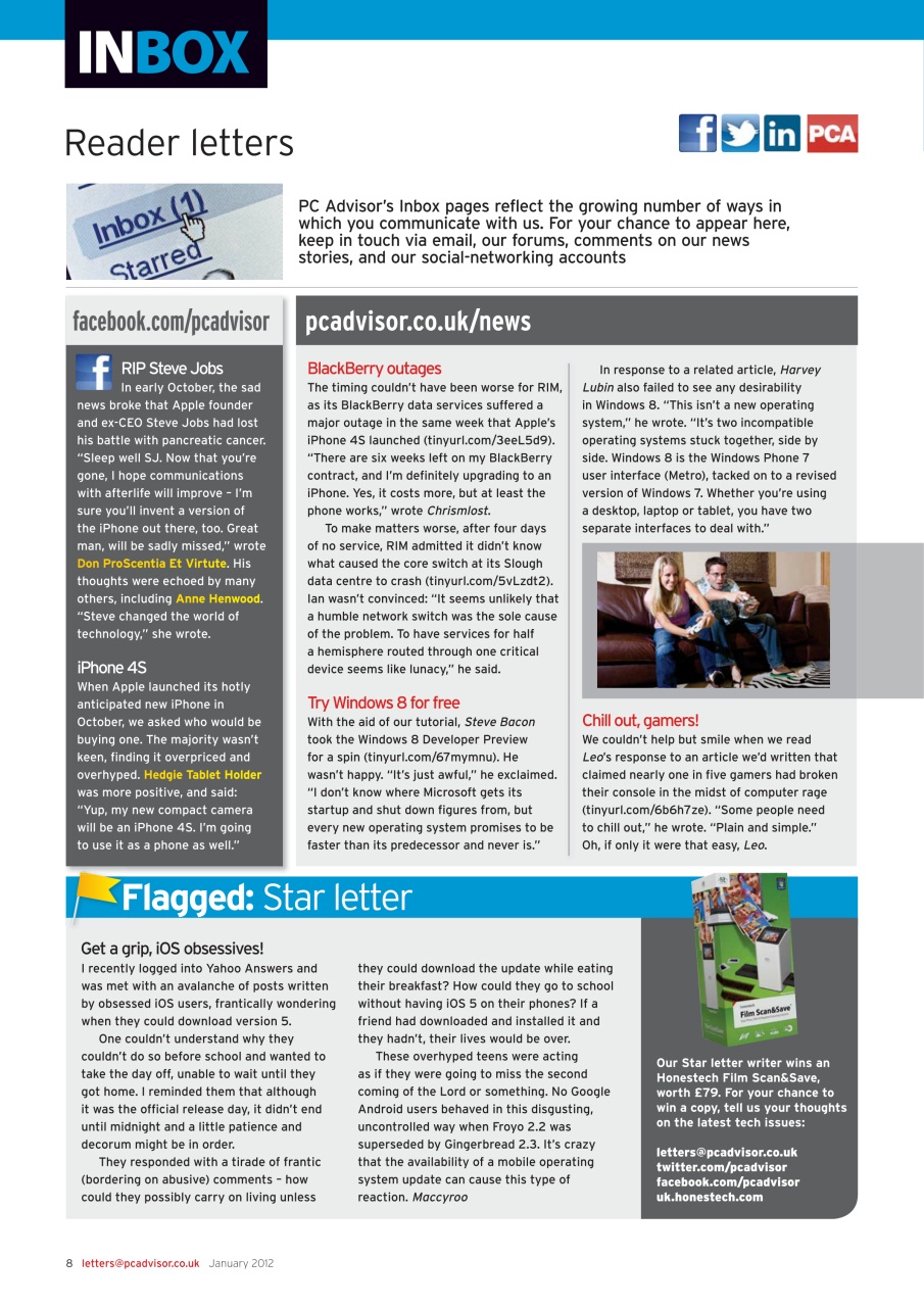 Tech Advisor Preview Pages