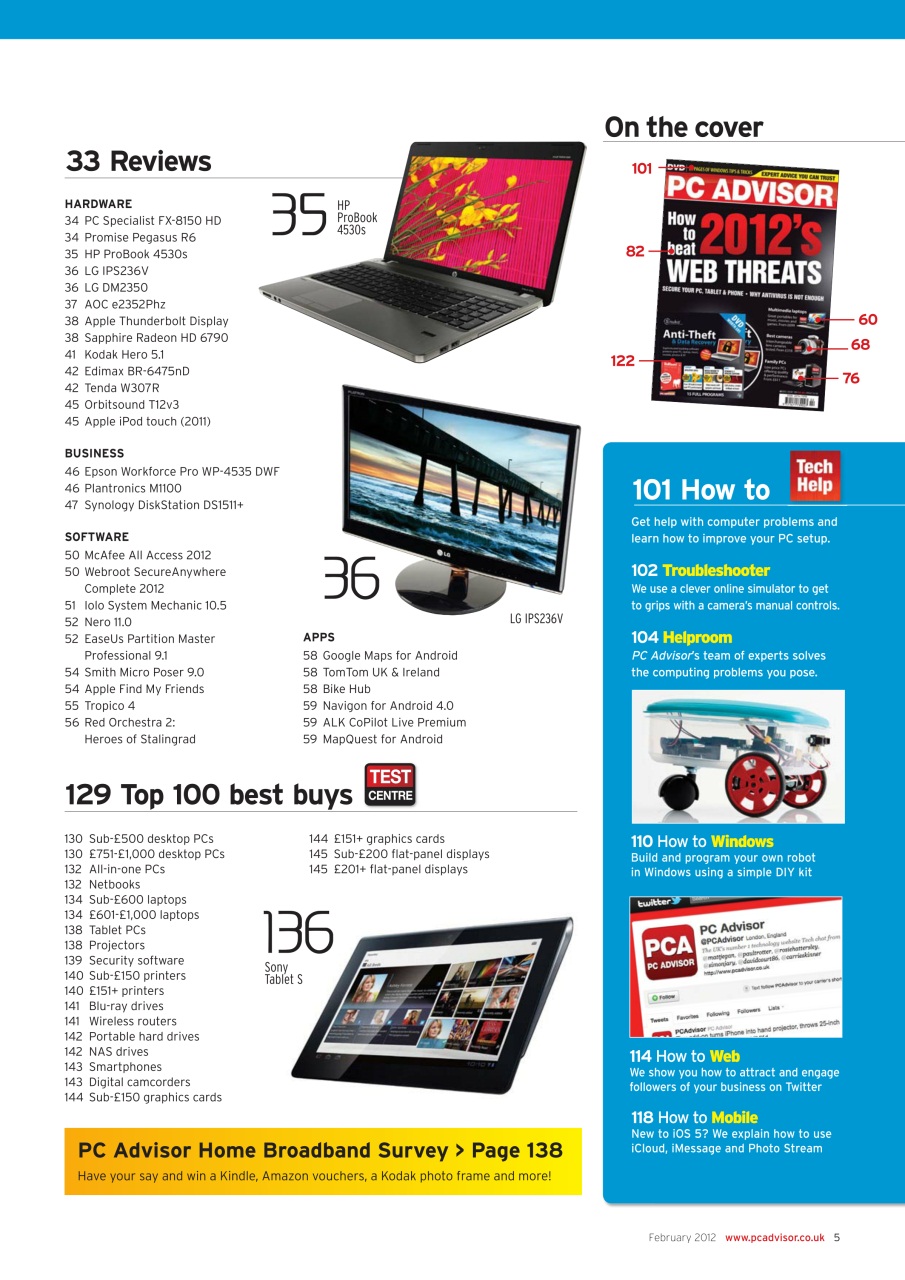 Tech Advisor Preview Pages