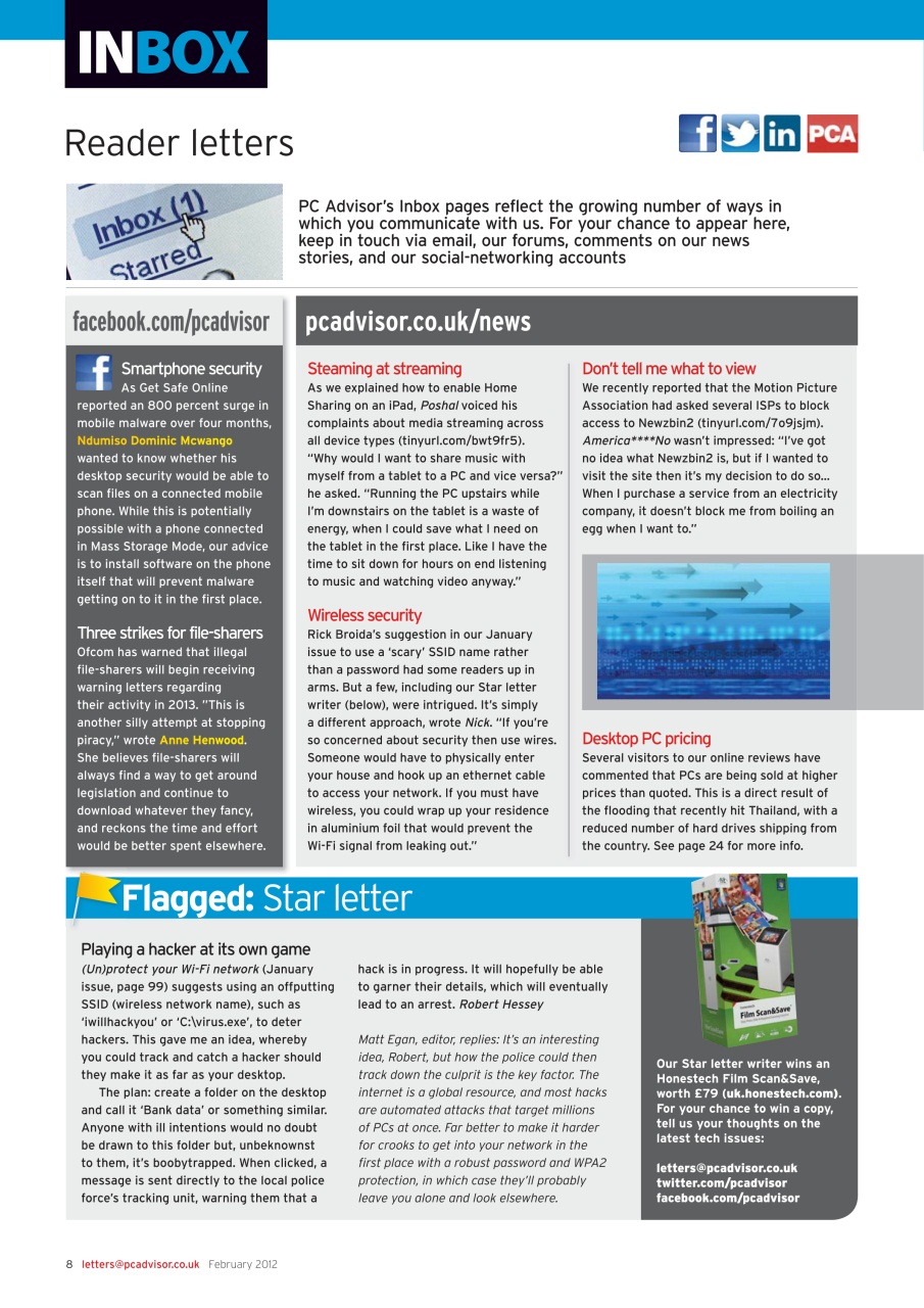 Tech Advisor Preview Pages