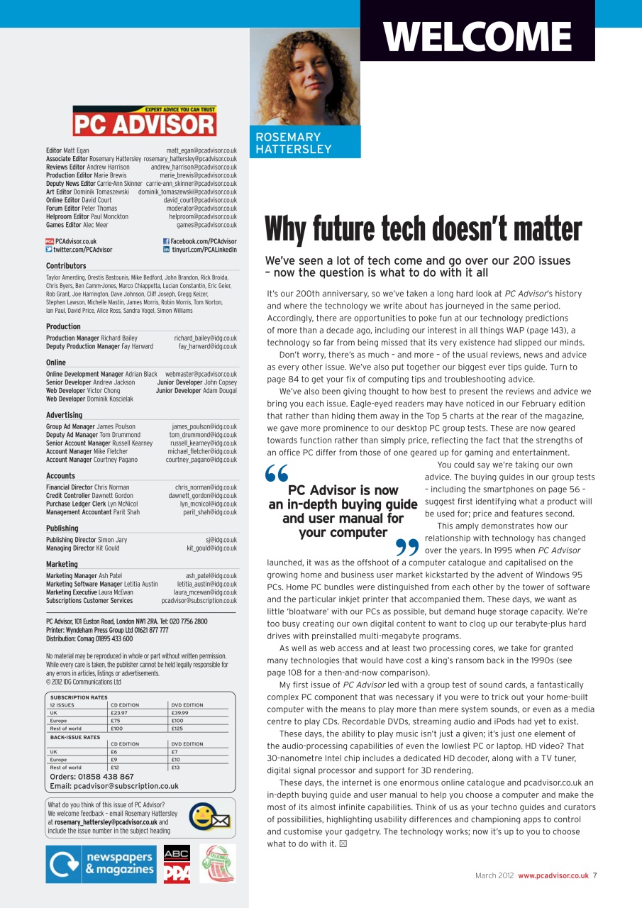 Tech Advisor Preview Pages