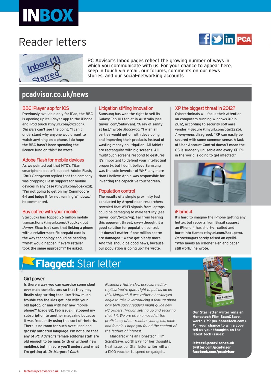 Tech Advisor Preview Pages