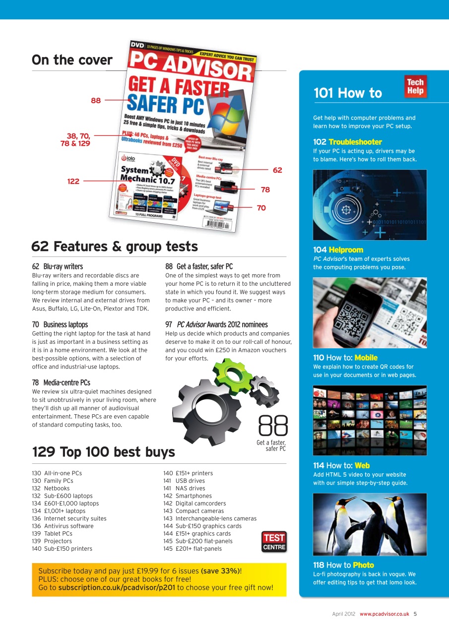 Tech Advisor Preview Pages