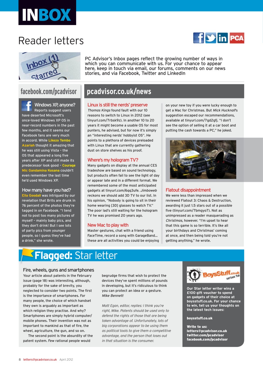 Tech Advisor Preview Pages