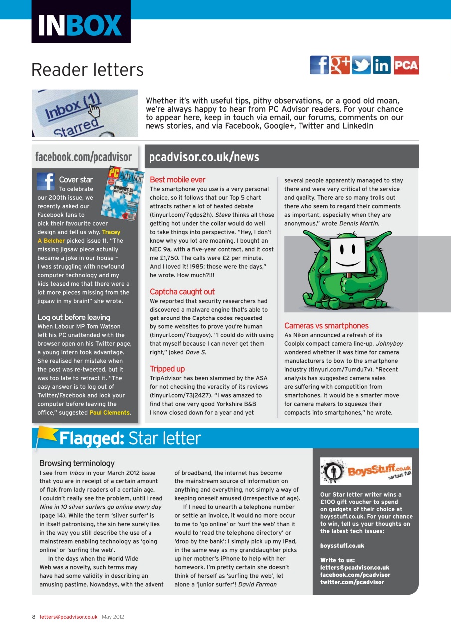 Tech Advisor Preview Pages