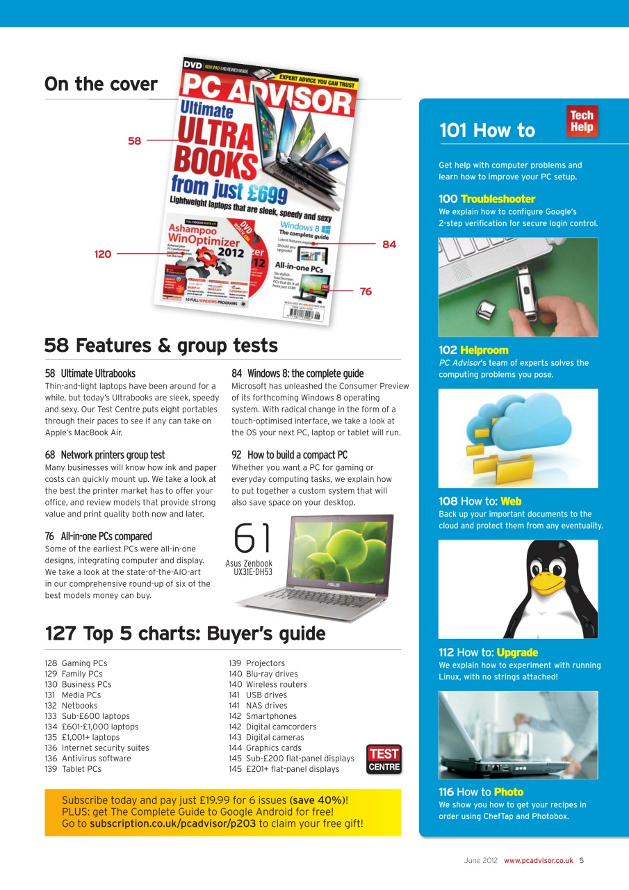 Tech Advisor Preview Pages