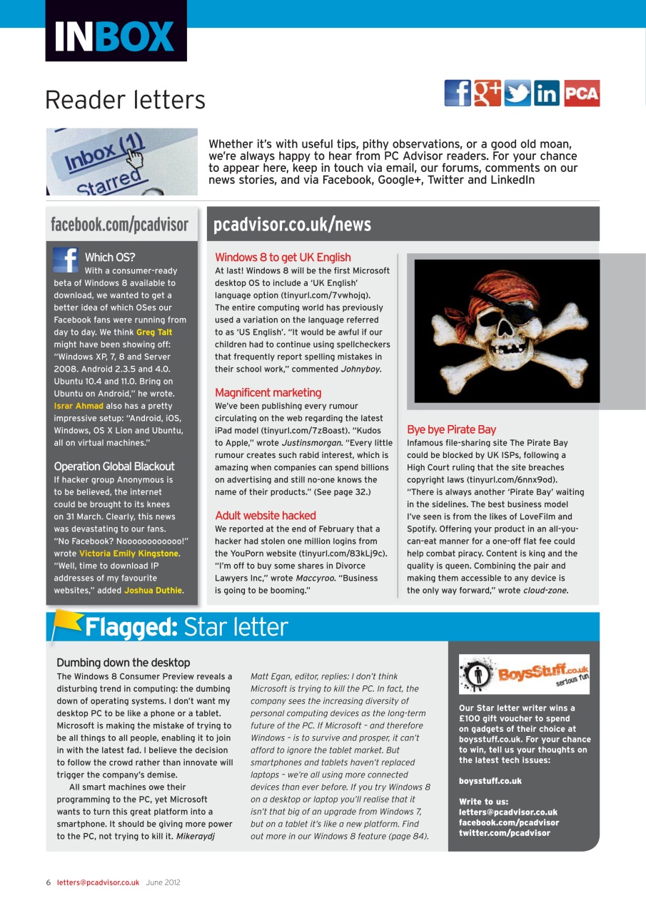 Tech Advisor Preview Pages