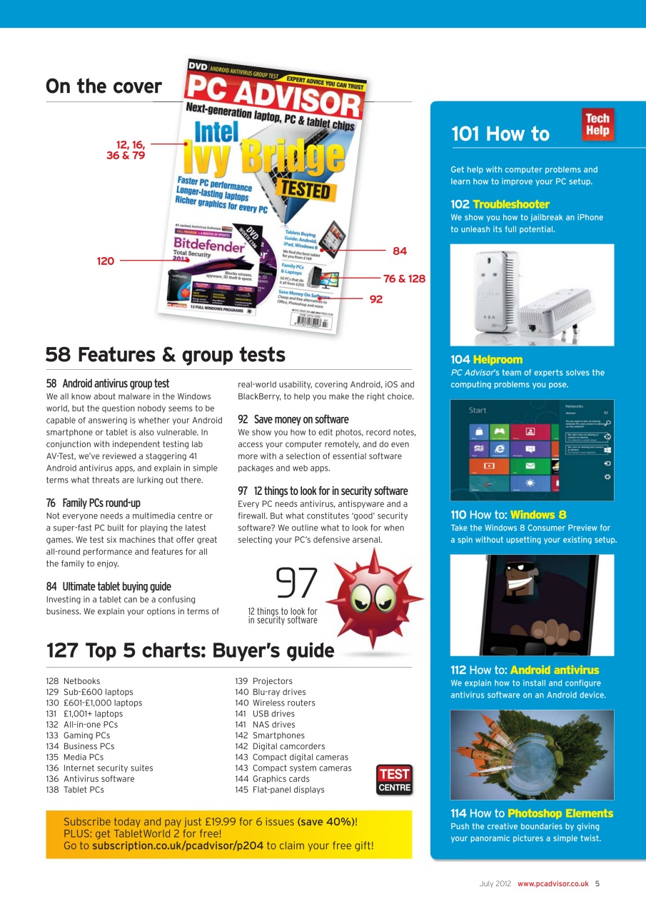 Tech Advisor Preview Pages