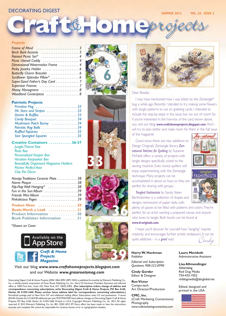 Craft & Home Projects Preview Pages