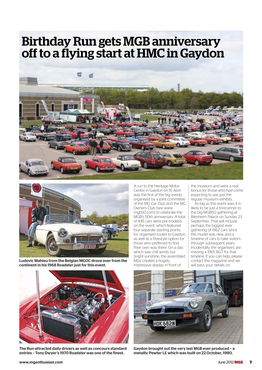 MG Enthusiast Preview Pages