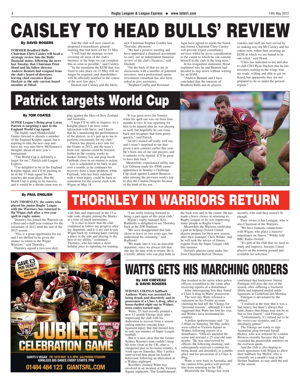 League Express Preview Pages