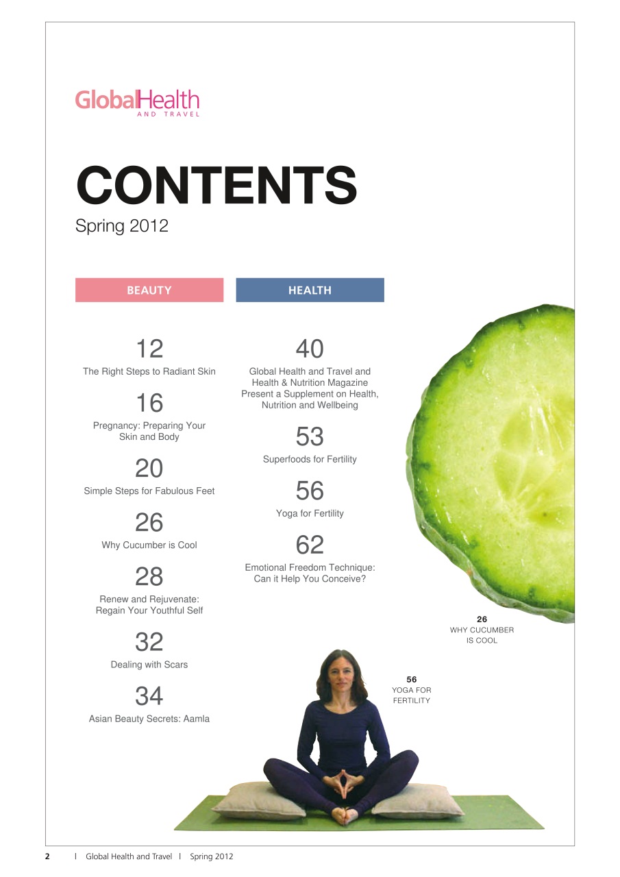 Global Health and Travel Preview Pages