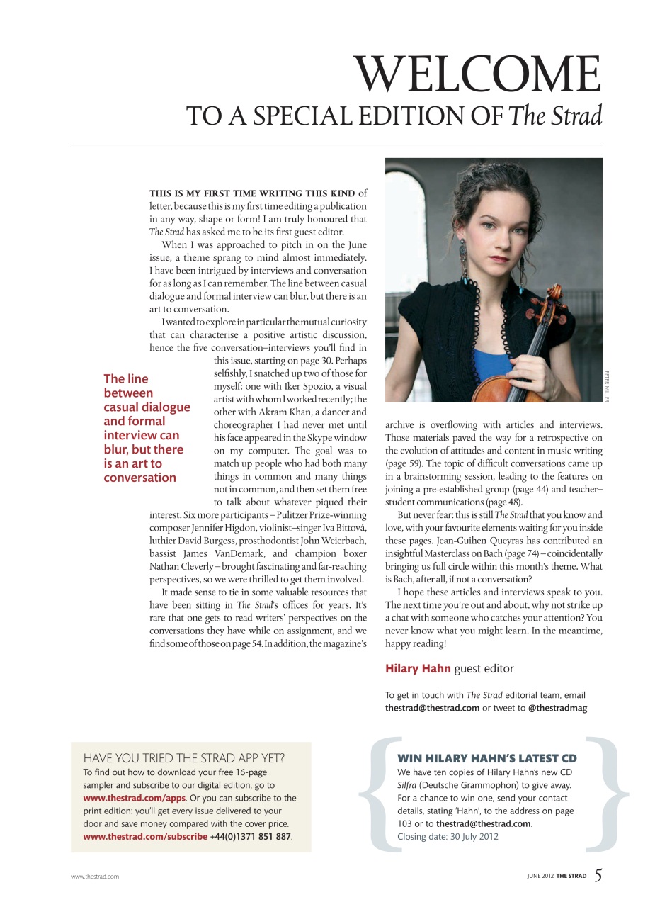 The Strad Preview Pages