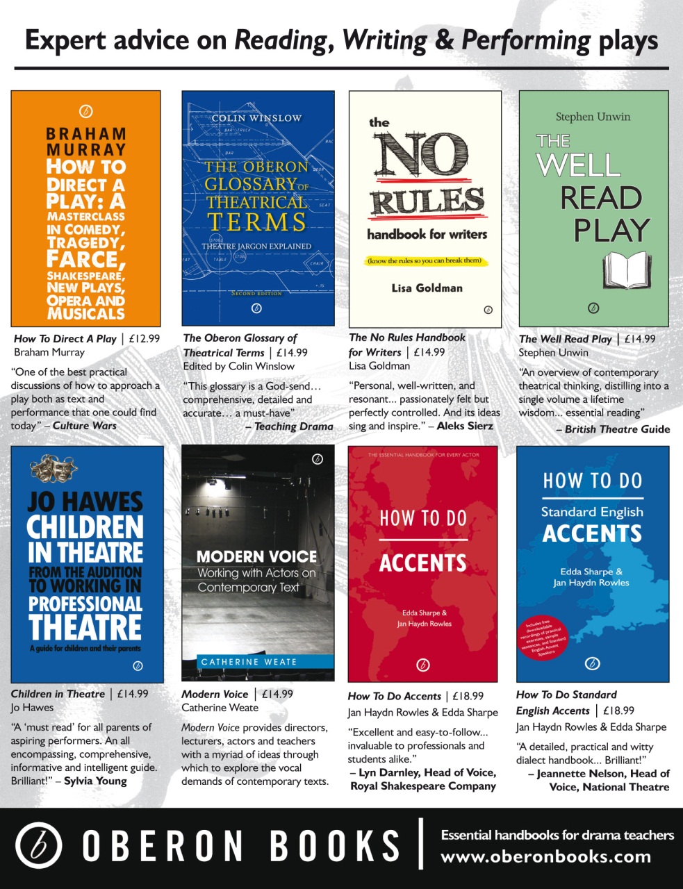 Drama and Theatre Preview Pages