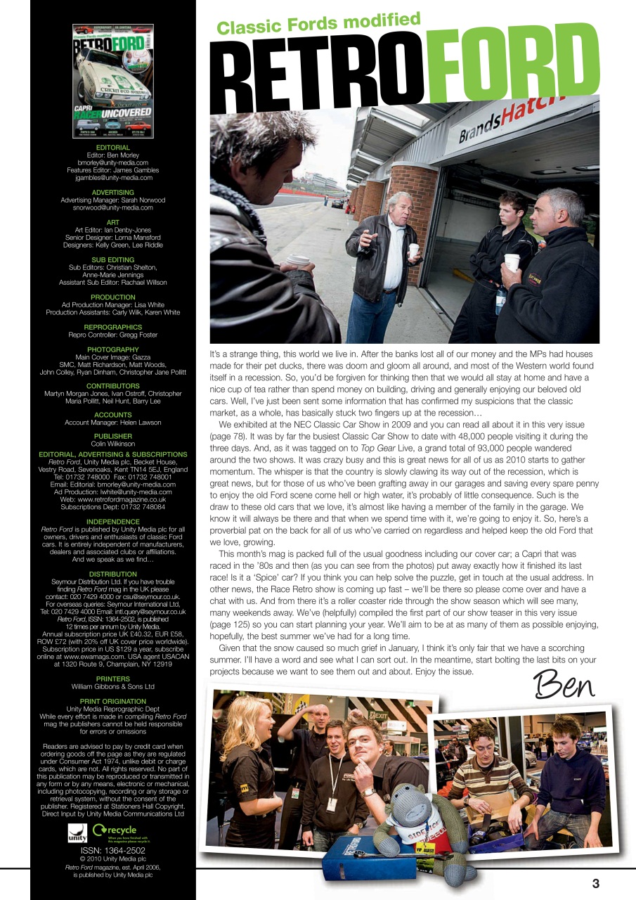 Retro Ford Preview Pages