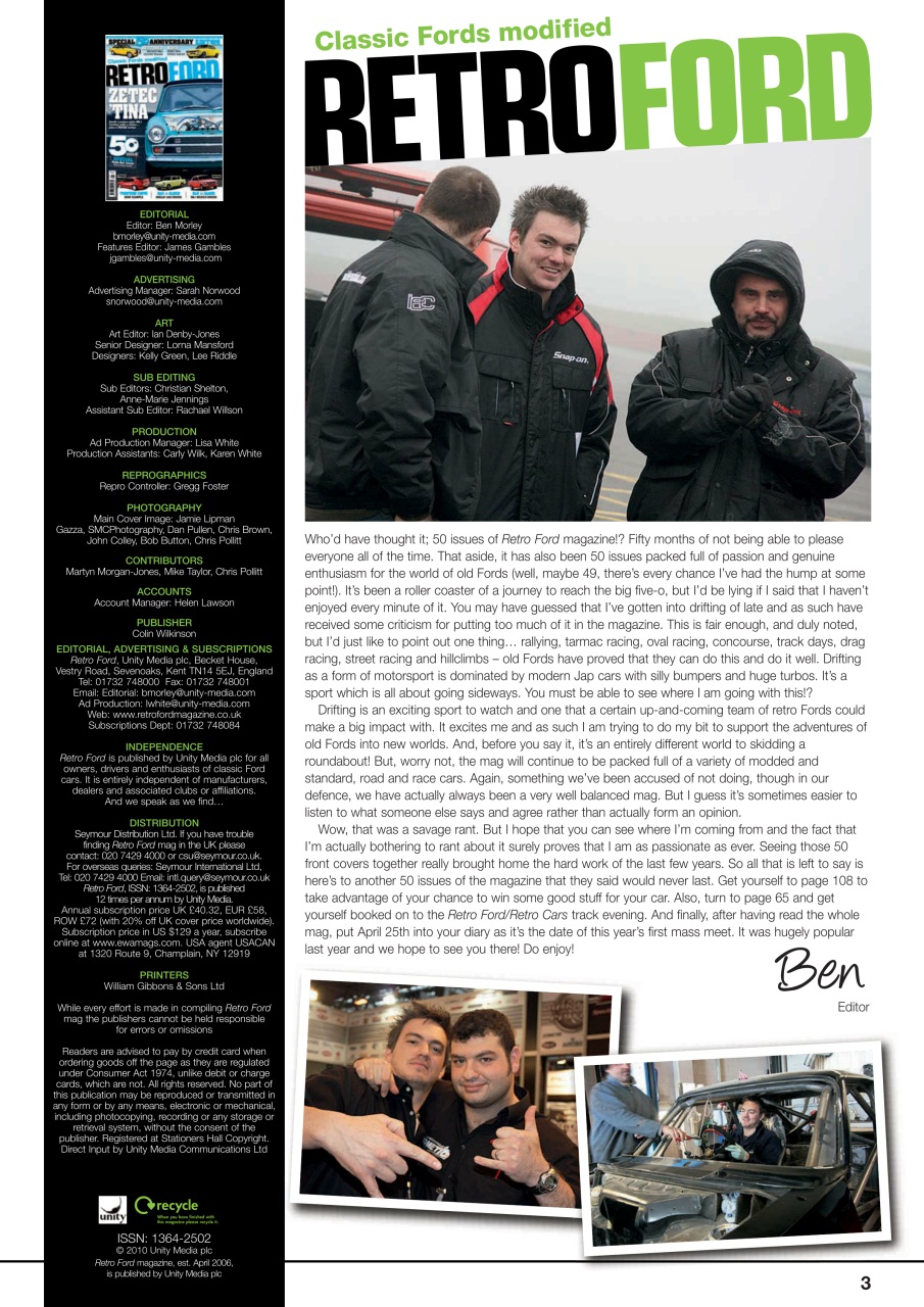 Retro Ford Preview Pages